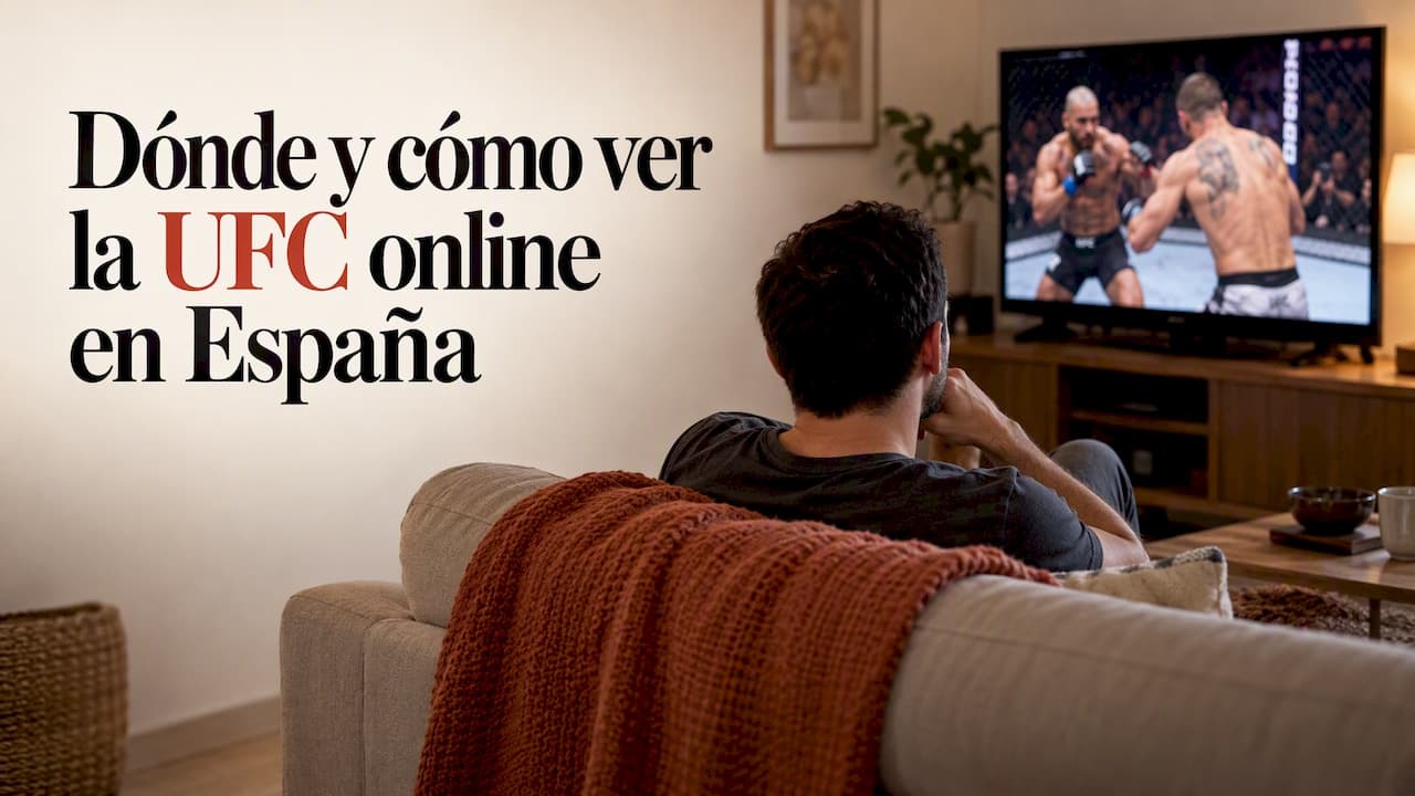 Dónde y cómo ver la UFC online en España