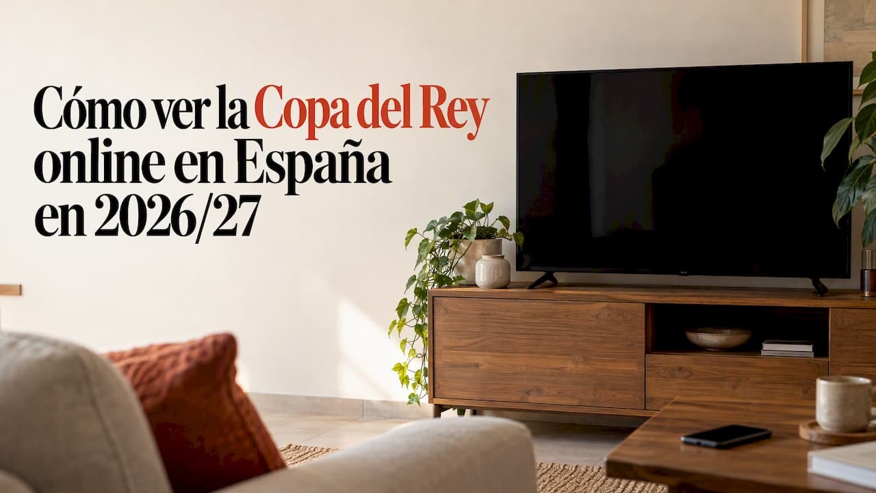 Ver la Copa del Rey online en España: guía de la temporada 2026/27